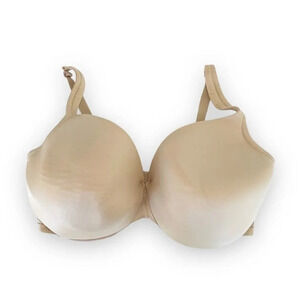 Cacique Lightly Lined Full Coverage Nude Bra Underwire 42G Plus Curvy Smooth Cup